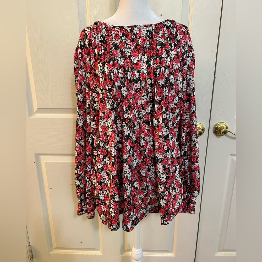 In’Voland pleated pink & black tunic, 20W